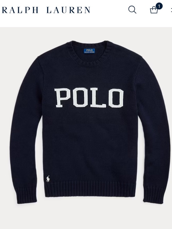 Polo Ralph Lauren Other - Polo Ralph Lauren Men's Logo-Intarsia Cotton Sweater